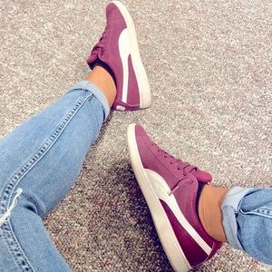 Purple Puma Shoes
